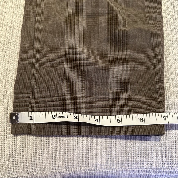 Cropped Cotton Glen Plaid Trousers - Picture 6 of 9